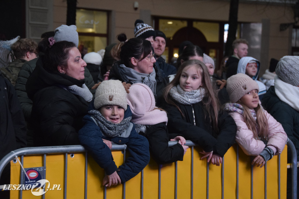 Choinki od RFM FM i Blanka na Rynku w Lesznie