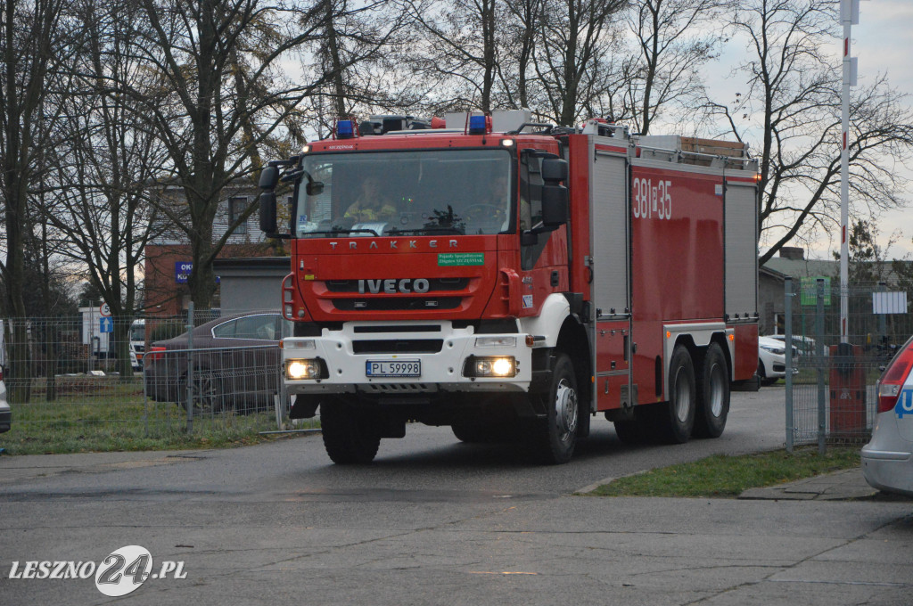 Ćwiczenia na lotnisku w Lesznie