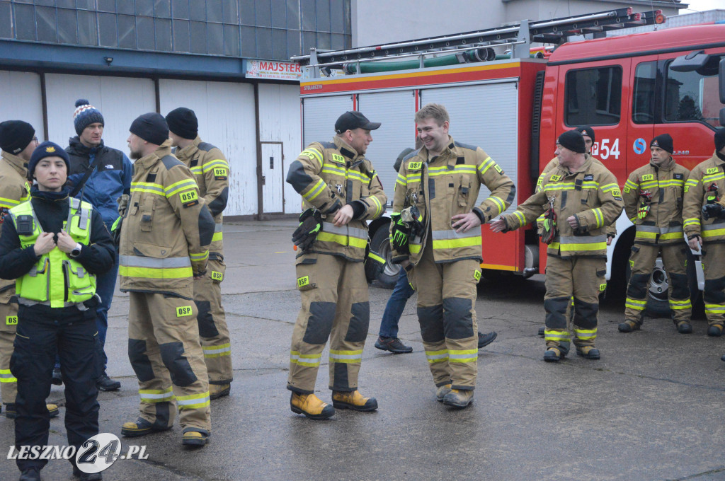 Ćwiczenia na lotnisku w Lesznie