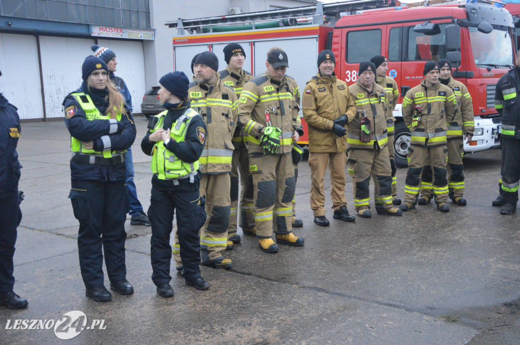 Ćwiczenia na lotnisku w Lesznie