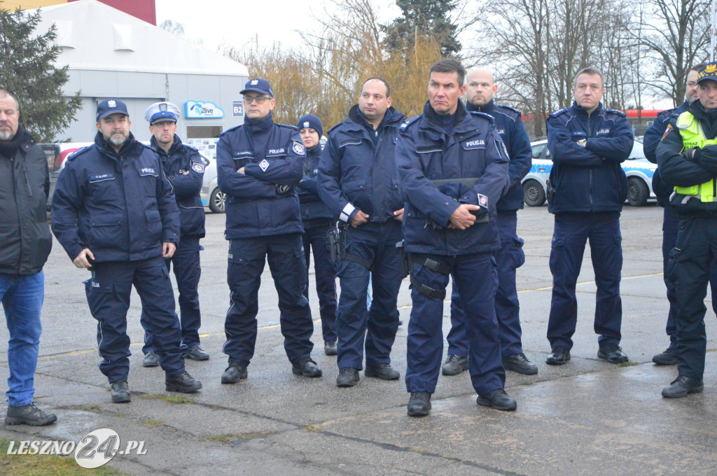 Ćwiczenia na lotnisku w Lesznie