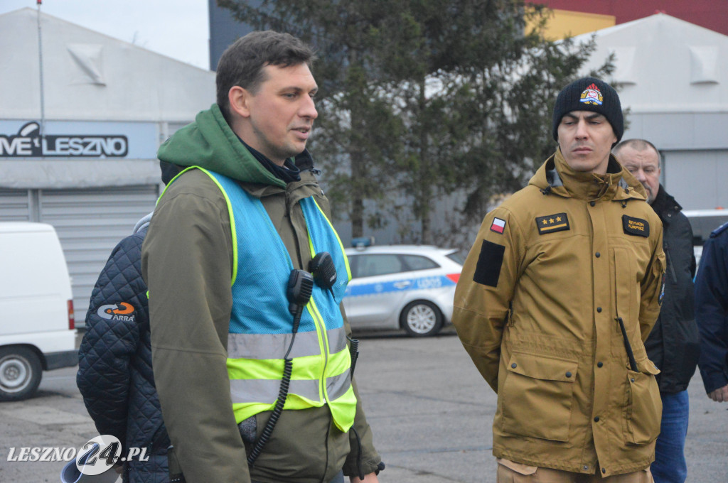 Ćwiczenia na lotnisku w Lesznie
