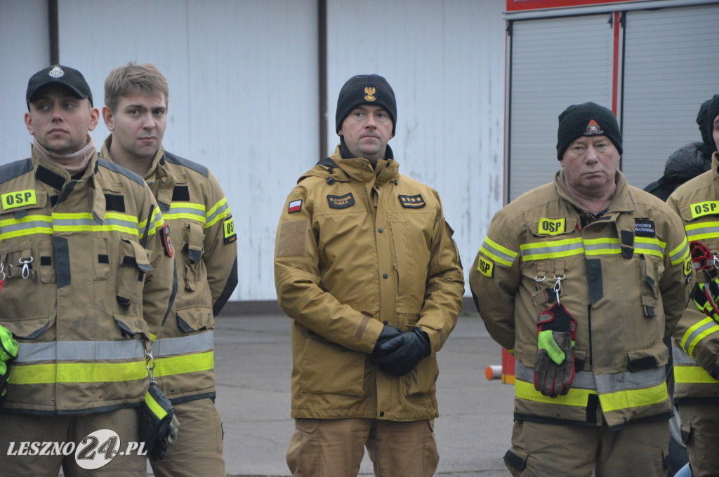 Ćwiczenia na lotnisku w Lesznie