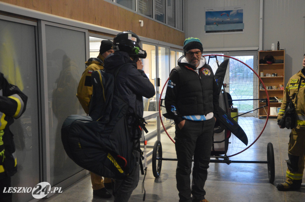 Ćwiczenia na lotnisku w Lesznie