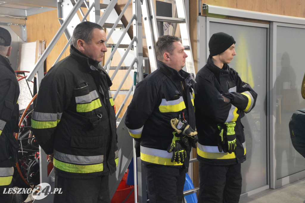 Ćwiczenia na lotnisku w Lesznie