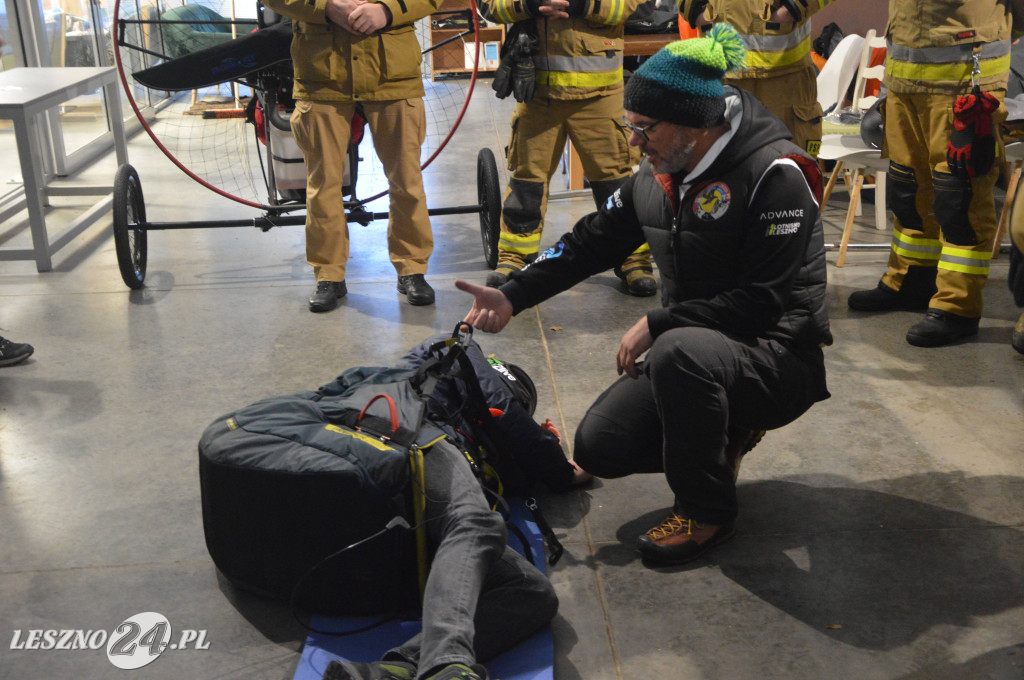 Ćwiczenia na lotnisku w Lesznie