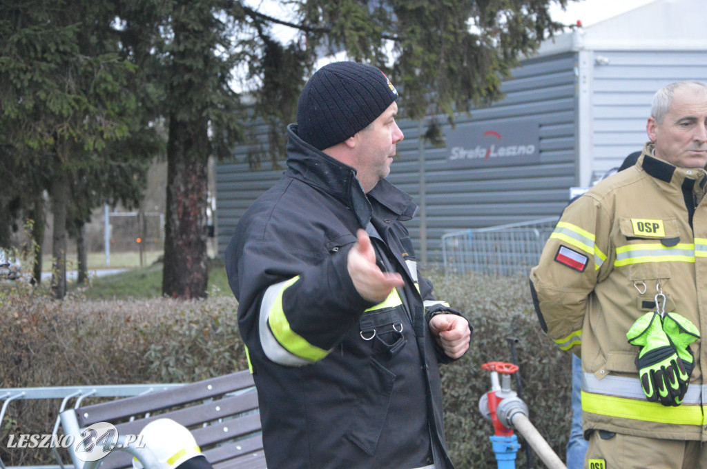 Ćwiczenia na lotnisku w Lesznie