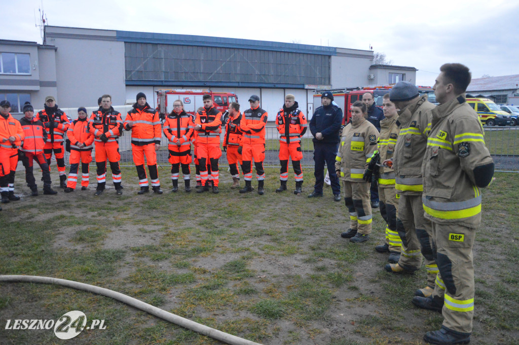 Ćwiczenia na lotnisku w Lesznie
