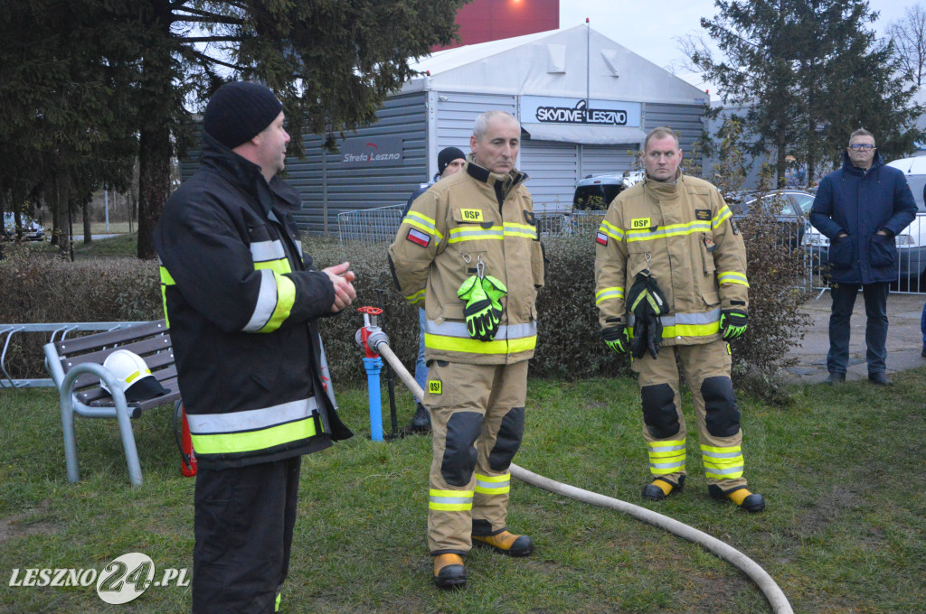 Ćwiczenia na lotnisku w Lesznie