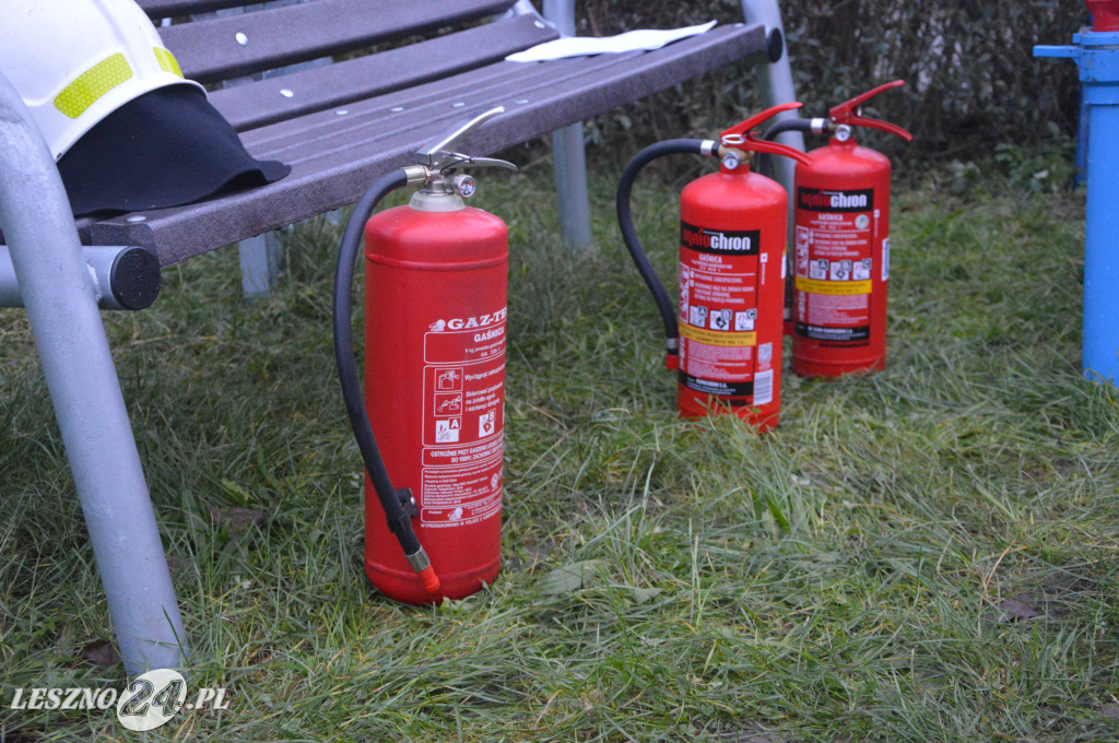 Ćwiczenia na lotnisku w Lesznie