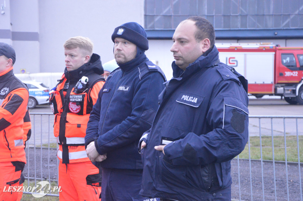 Ćwiczenia na lotnisku w Lesznie