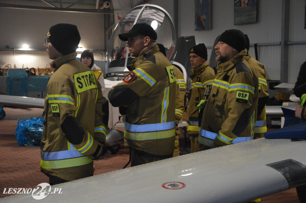 Ćwiczenia na lotnisku w Lesznie