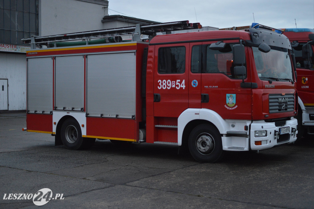 Ćwiczenia na lotnisku w Lesznie