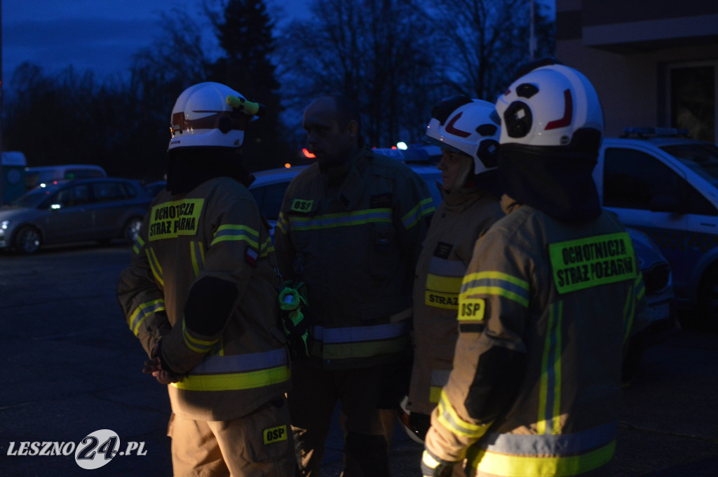Ćwiczenia na lotnisku w Lesznie