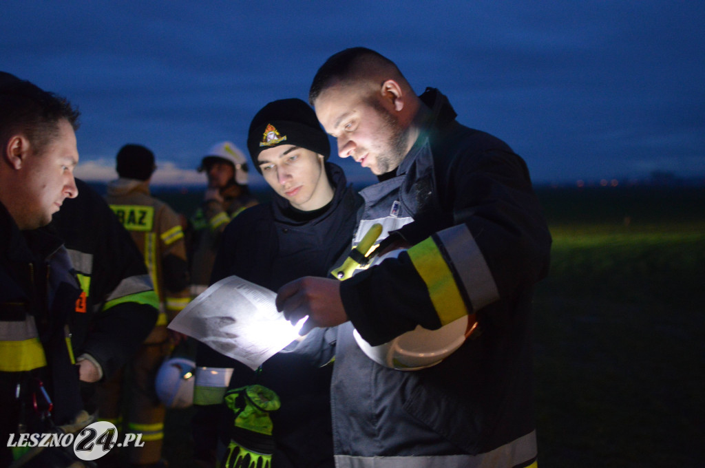 Ćwiczenia na lotnisku w Lesznie