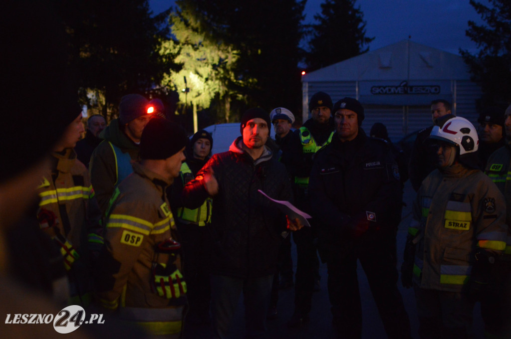 Ćwiczenia na lotnisku w Lesznie