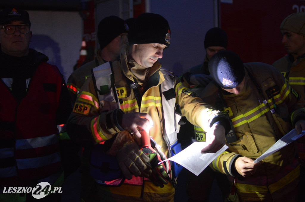 Ćwiczenia na lotnisku w Lesznie
