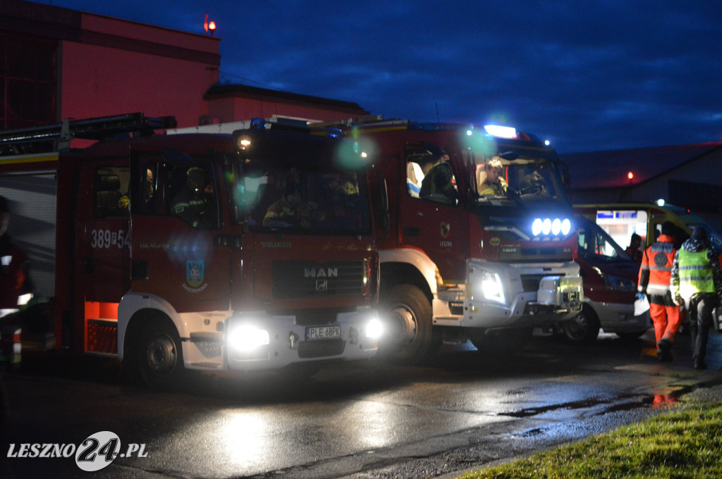 Ćwiczenia na lotnisku w Lesznie