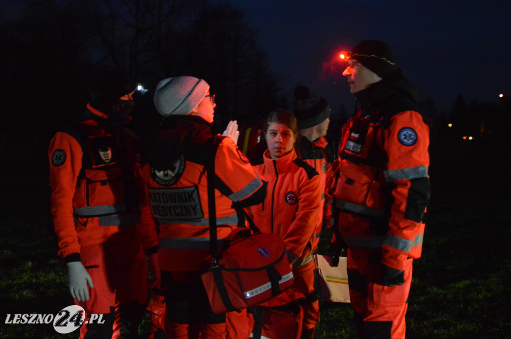 Ćwiczenia na lotnisku w Lesznie