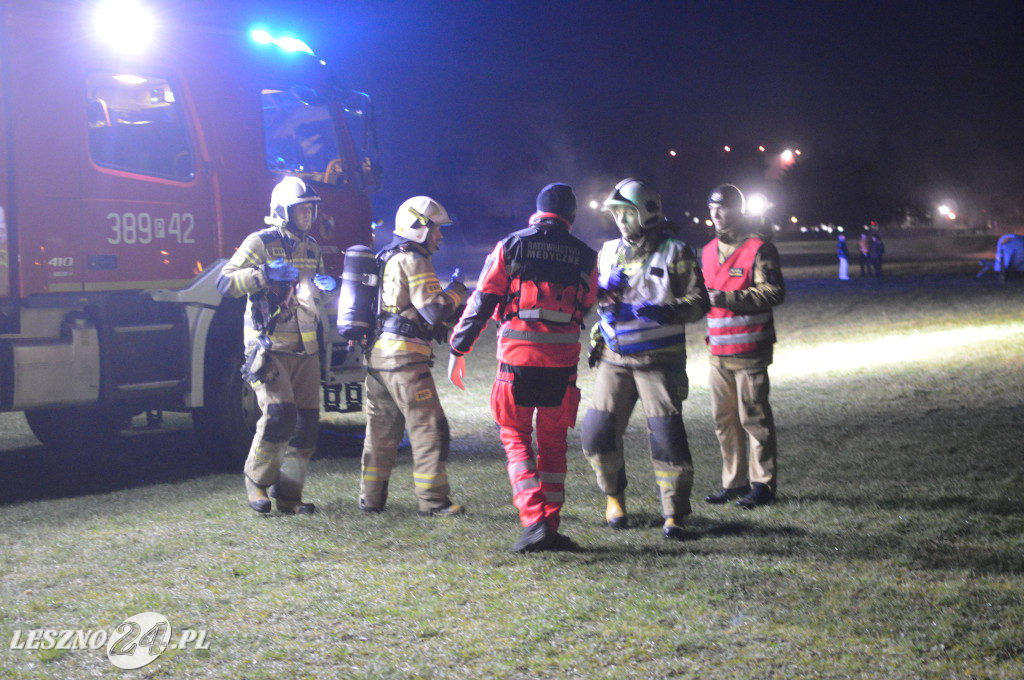 Ćwiczenia na lotnisku w Lesznie