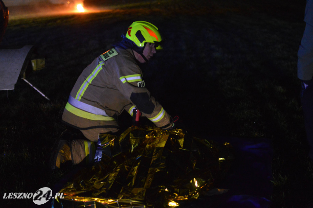 Ćwiczenia na lotnisku w Lesznie