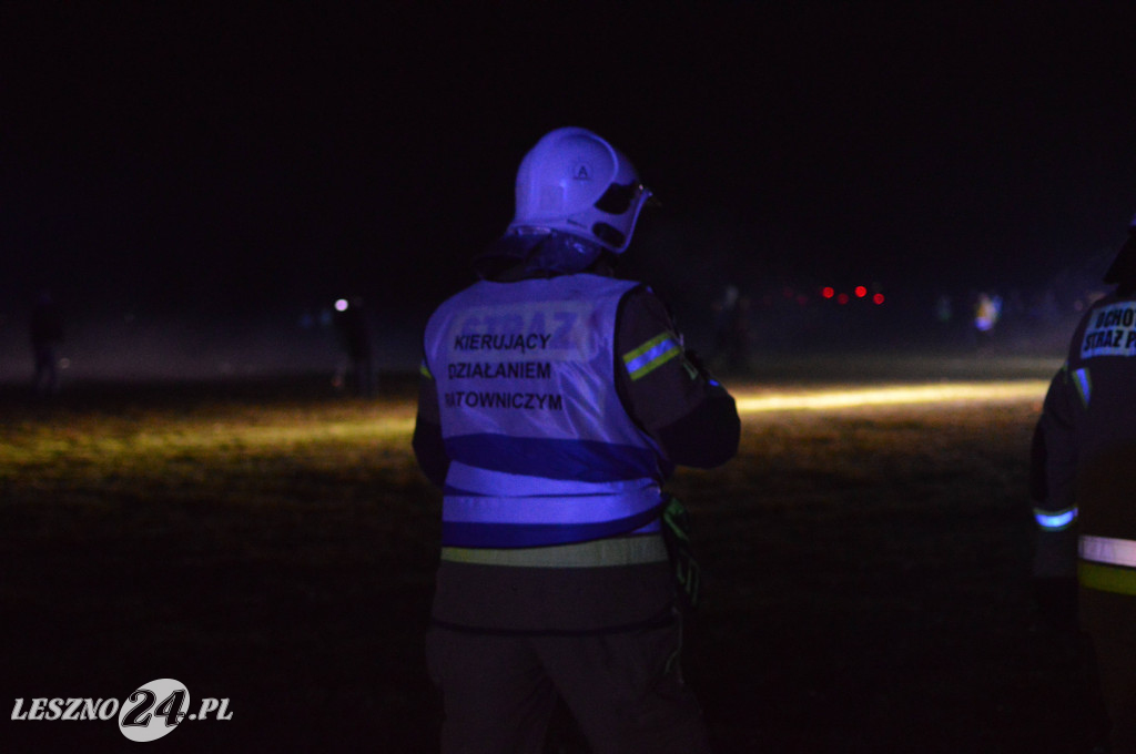 Ćwiczenia na lotnisku w Lesznie