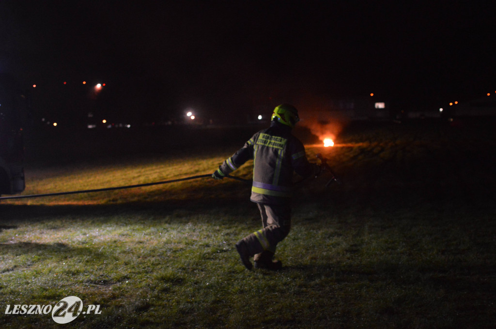 Ćwiczenia na lotnisku w Lesznie