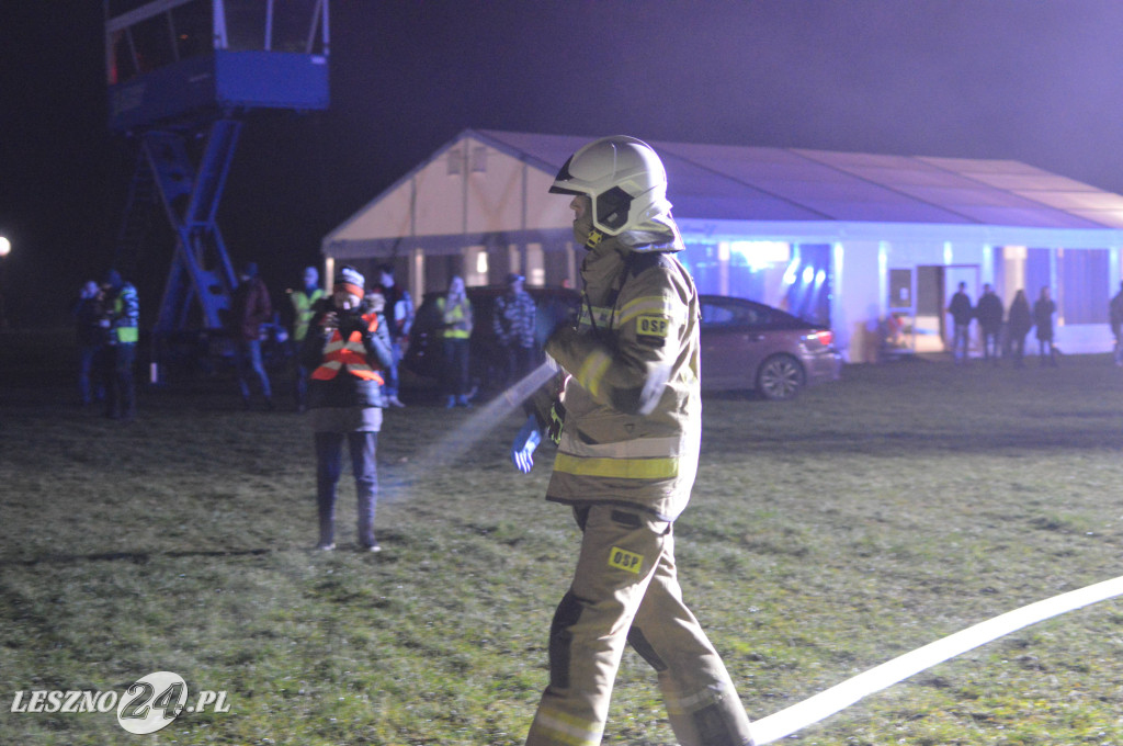 Ćwiczenia na lotnisku w Lesznie