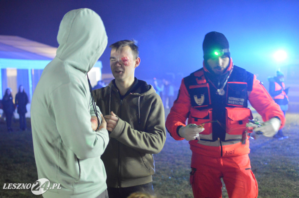 Ćwiczenia na lotnisku w Lesznie