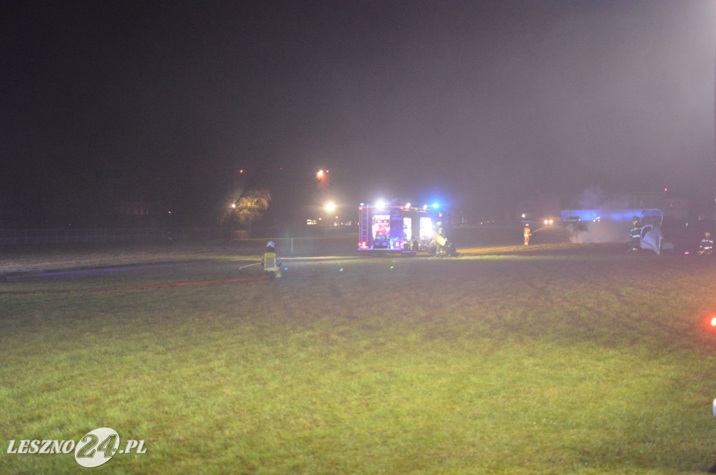 Ćwiczenia na lotnisku w Lesznie