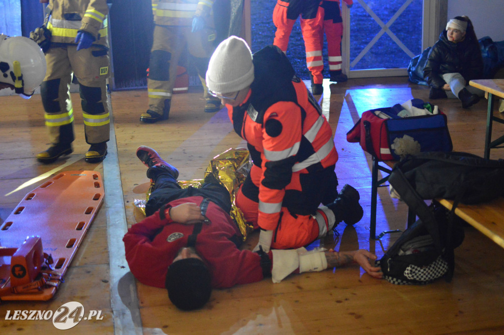 Ćwiczenia na lotnisku w Lesznie