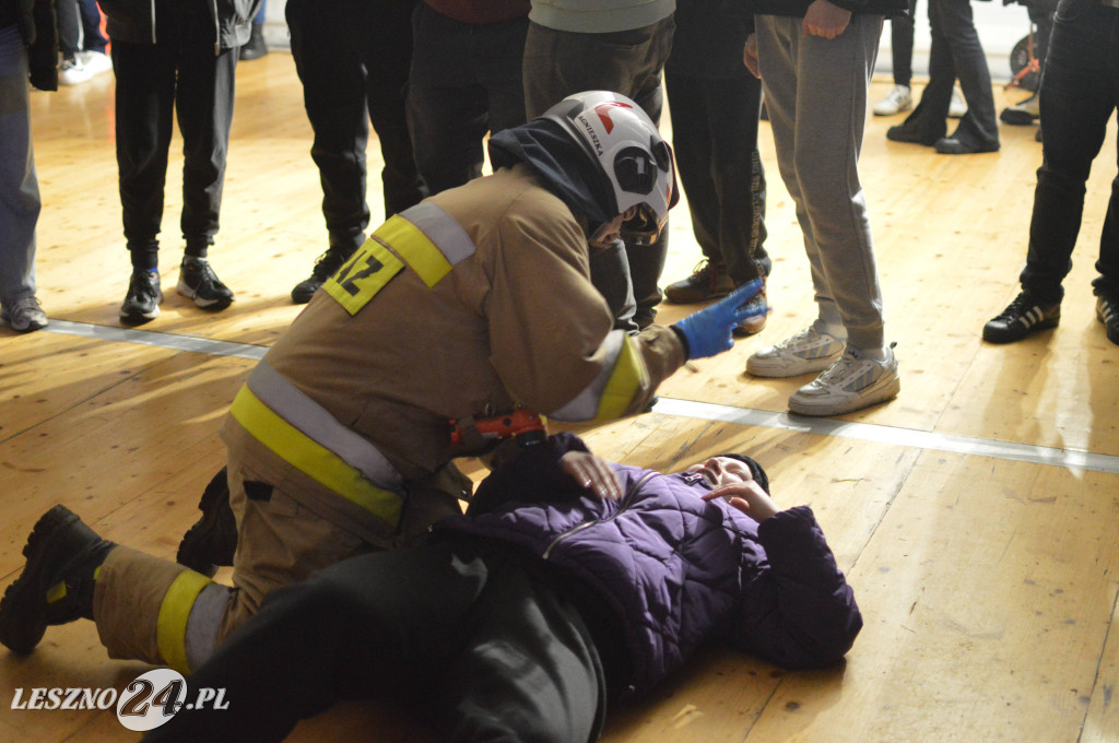 Ćwiczenia na lotnisku w Lesznie