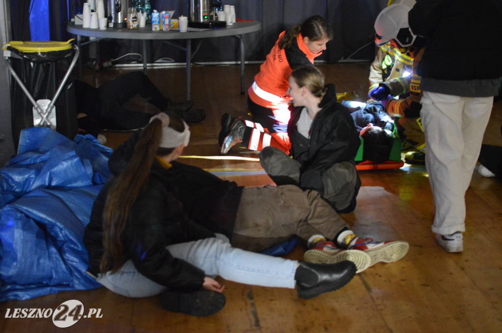 Ćwiczenia na lotnisku w Lesznie