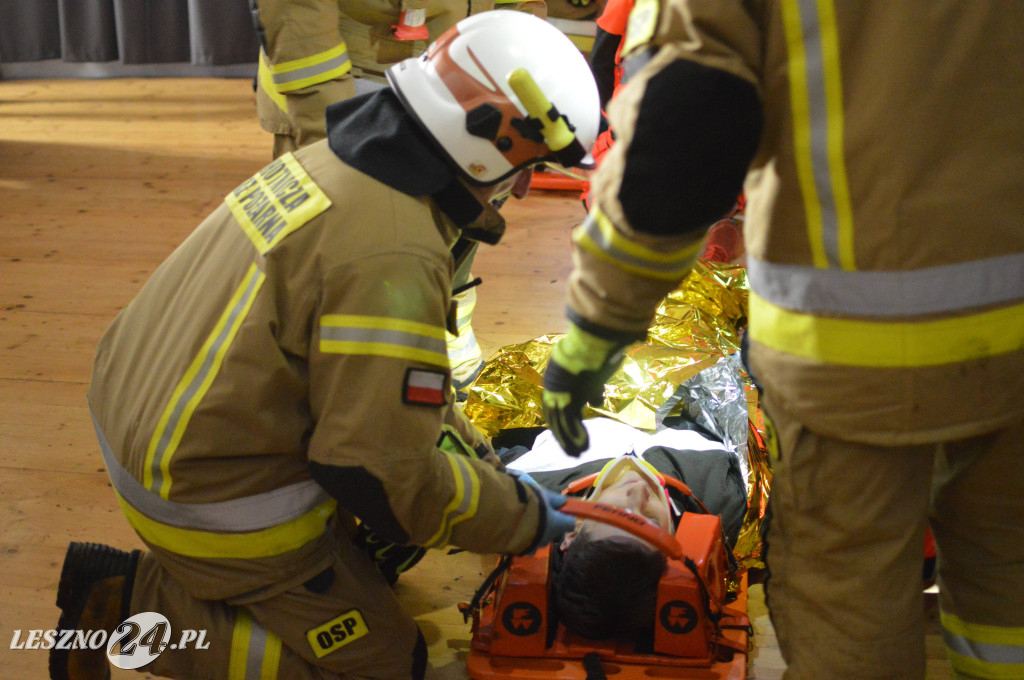 Ćwiczenia na lotnisku w Lesznie