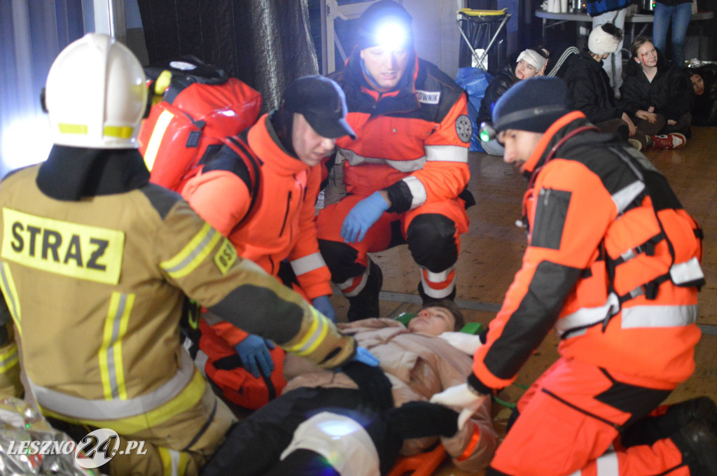 Ćwiczenia na lotnisku w Lesznie