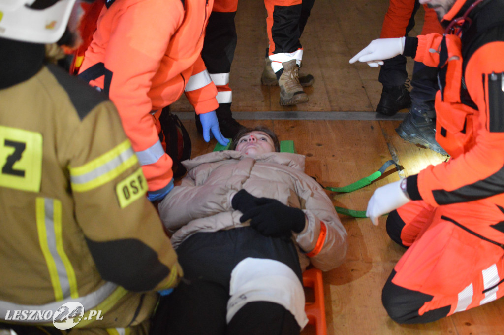 Ćwiczenia na lotnisku w Lesznie