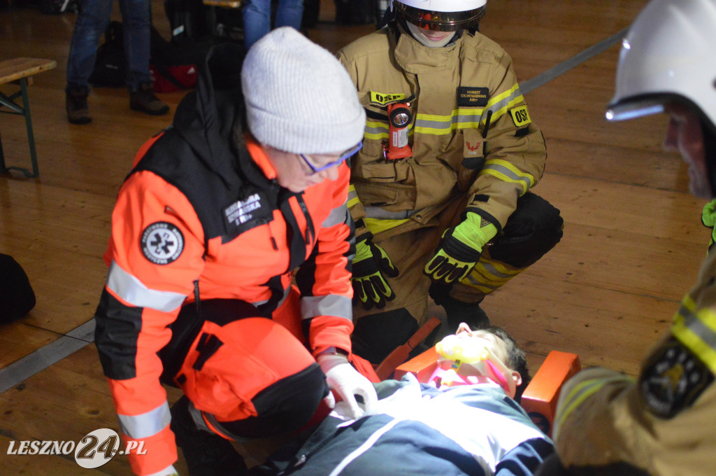Ćwiczenia na lotnisku w Lesznie