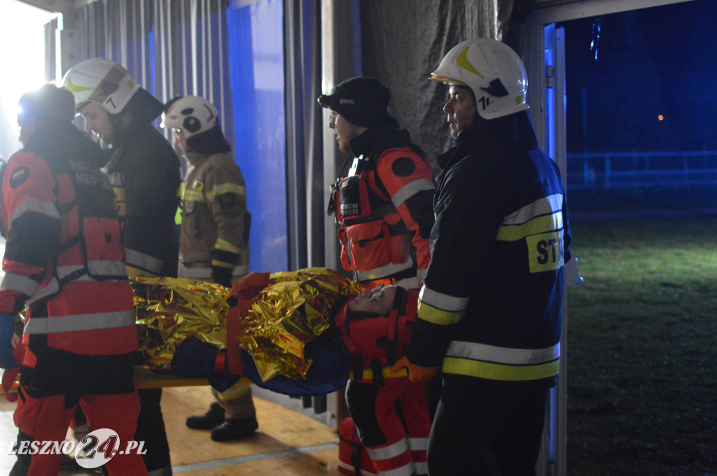 Ćwiczenia na lotnisku w Lesznie