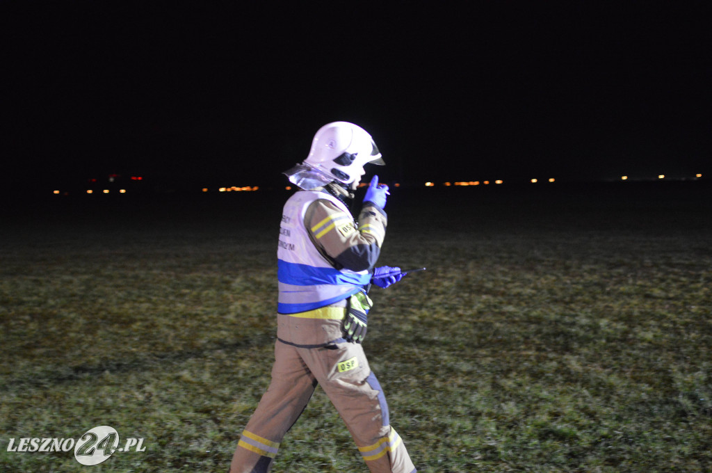 Ćwiczenia na lotnisku w Lesznie