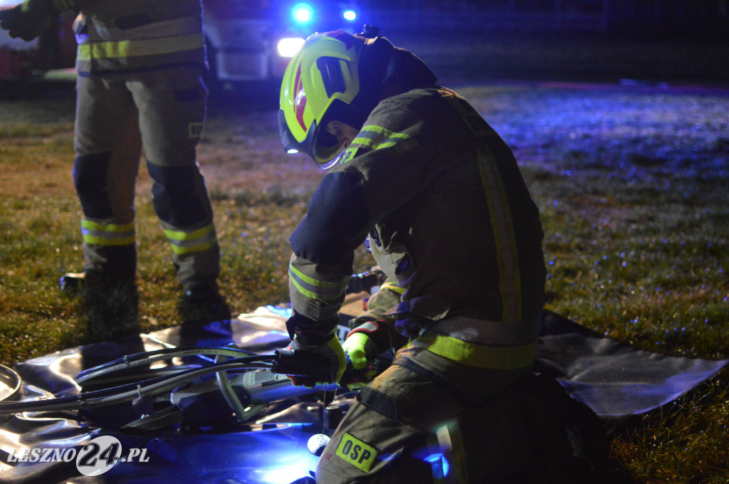 Ćwiczenia na lotnisku w Lesznie