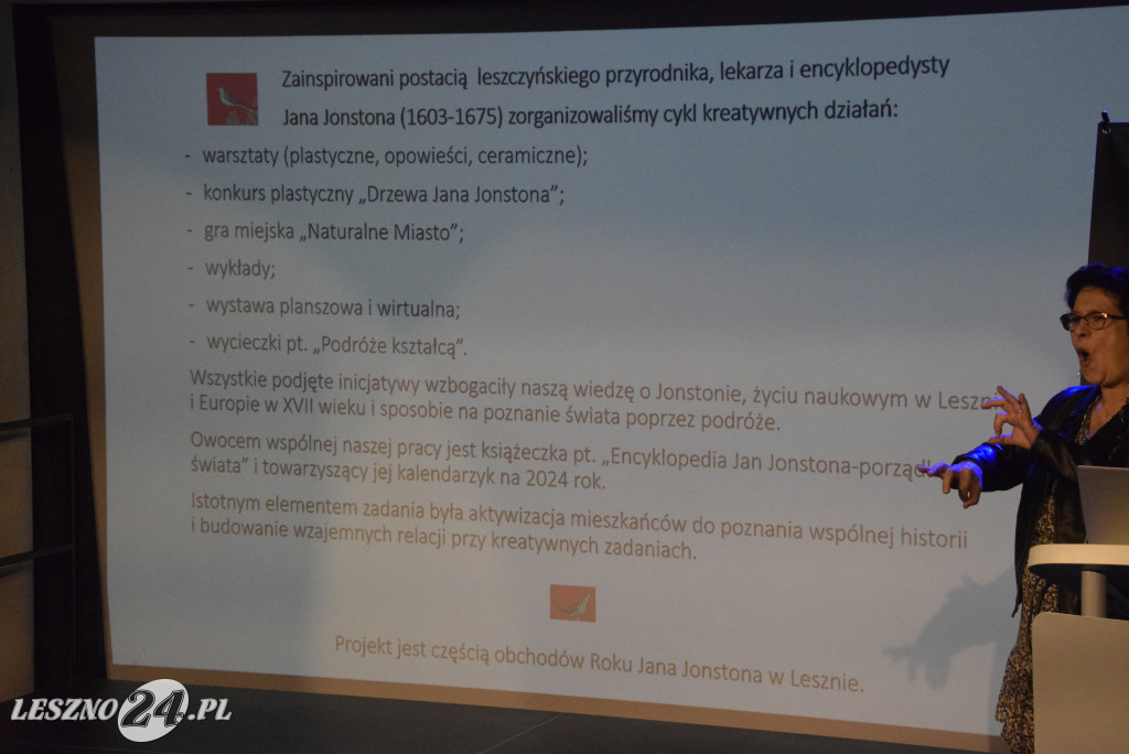 Promocja encyklopedii poświęconej Jonstonowi