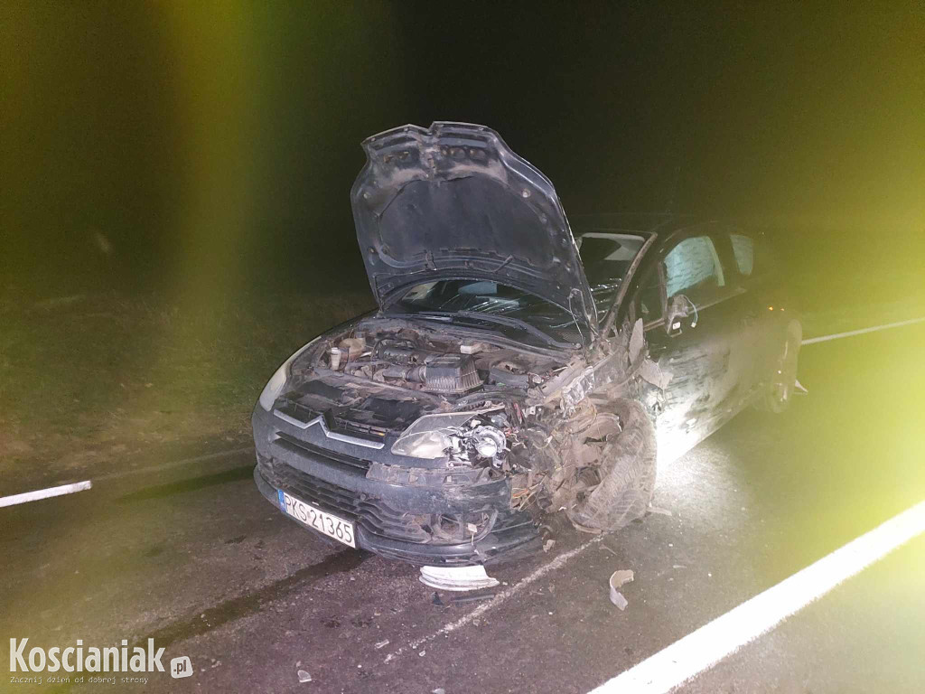 Śmiertelny wypadek na drodze Leszno-Krzywiń