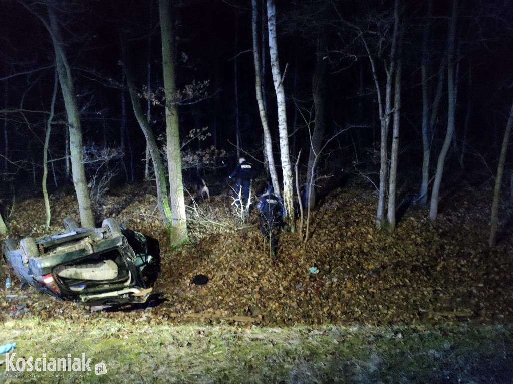 Śmiertelny wypadek na drodze Leszno-Krzywiń