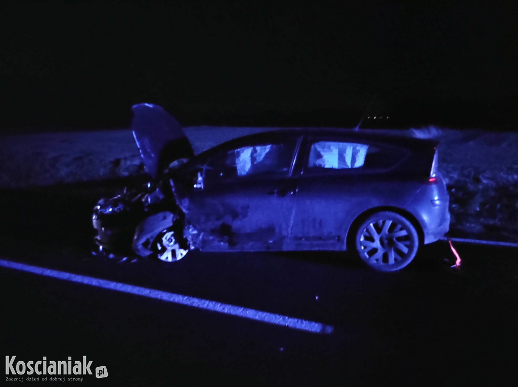 Śmiertelny wypadek na drodze Leszno-Krzywiń