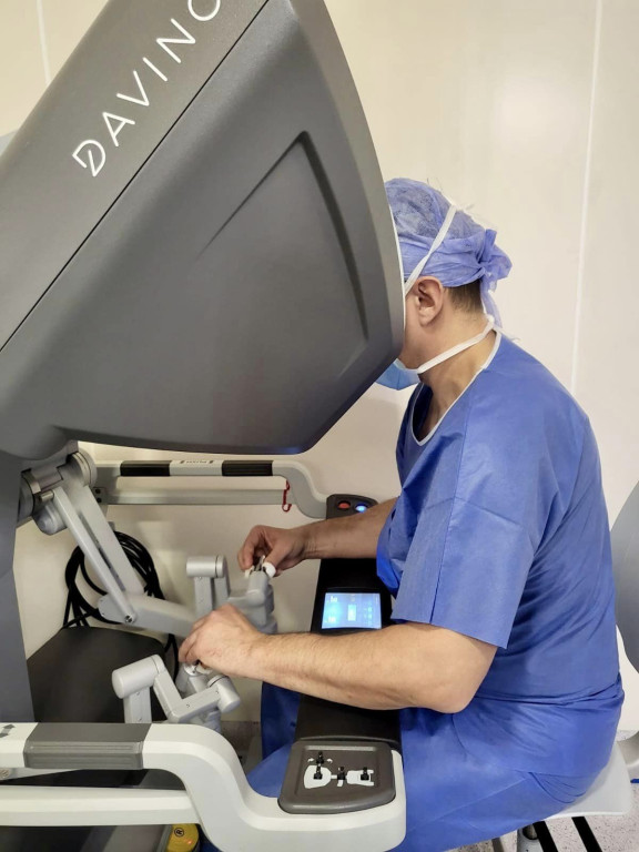 Kolejna operacja robotem DaVinci