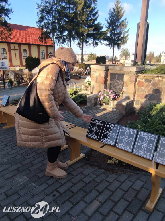 Poświęcenie tabliczek powstańczych