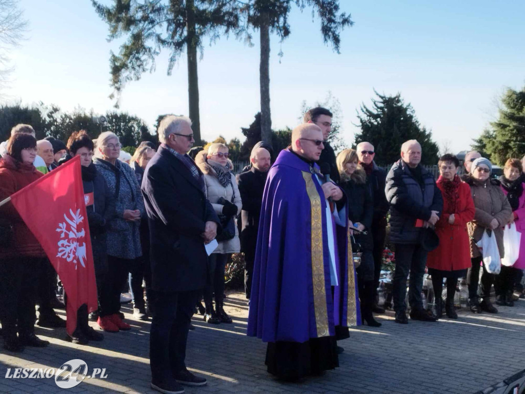 Poświęcenie tabliczek powstańczych