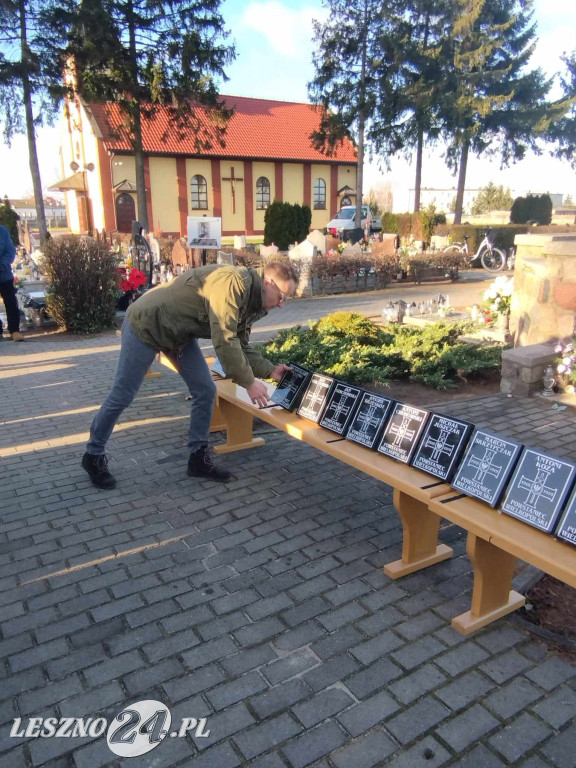 Poświęcenie tabliczek powstańczych