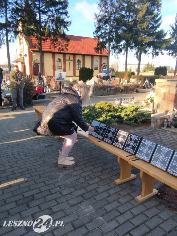 Poświęcenie tabliczek powstańczych