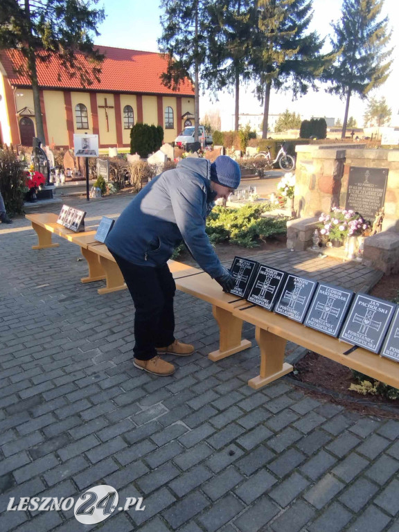Poświęcenie tabliczek powstańczych